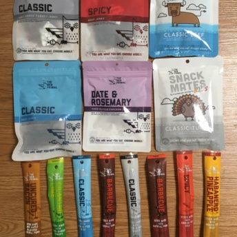 Gluten-free jerky and meat sticks from The New Primal